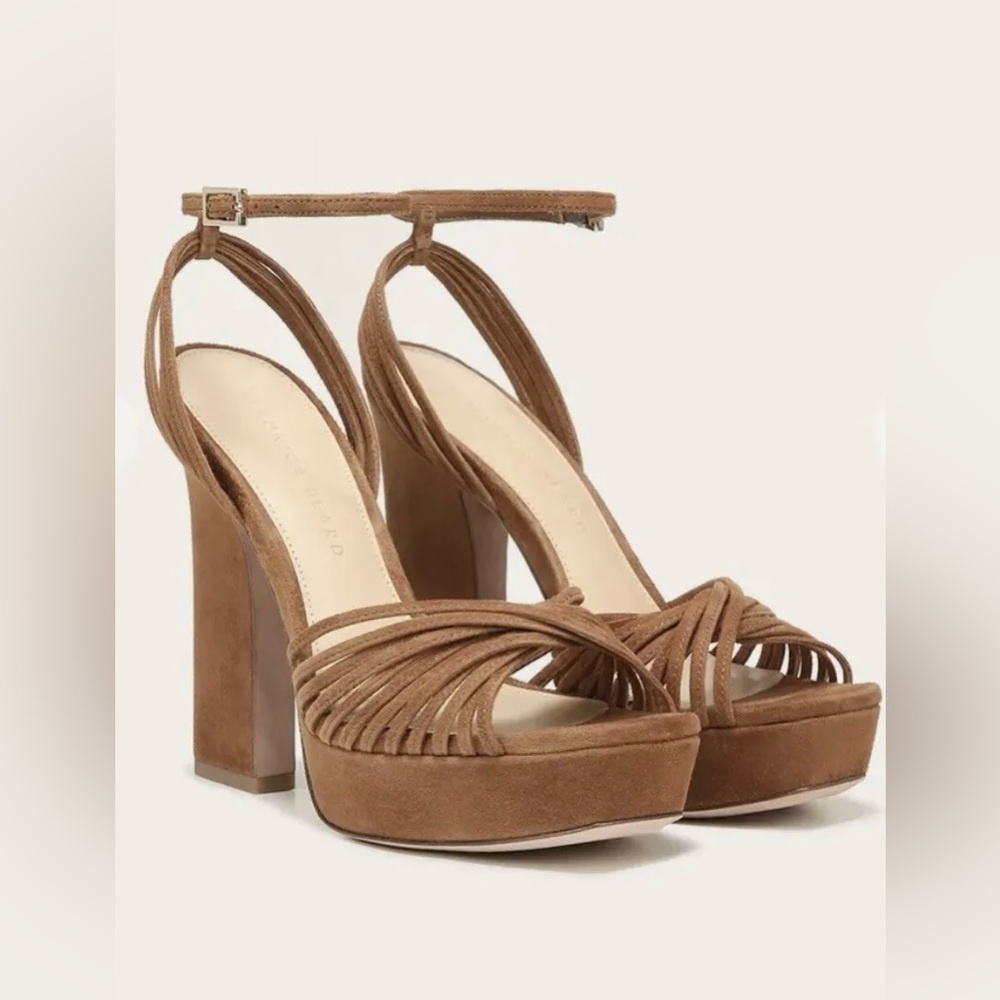 Veronica Beard Fletcher Platform
Hazelwood Suede Ankle Strap Sandals
Sz 9.5